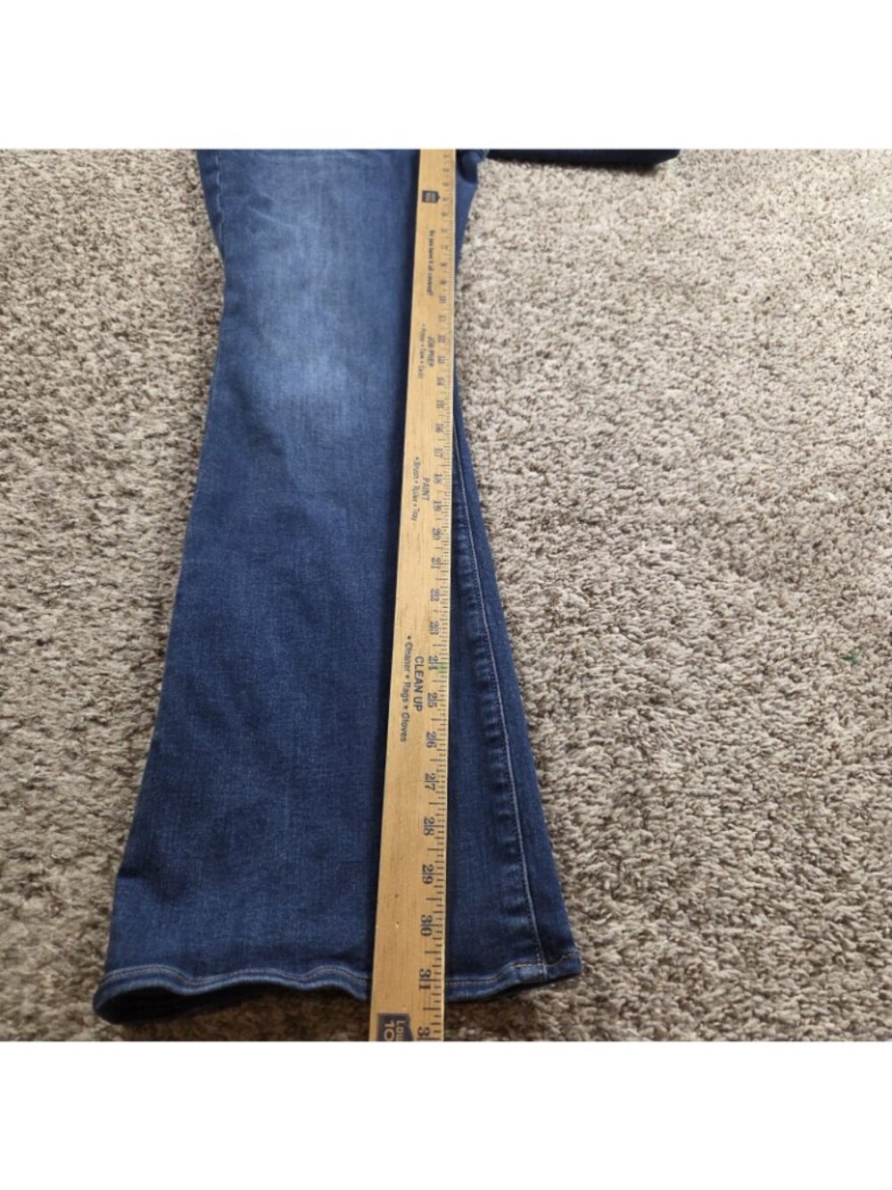 American Eagle Jeans Womens 12 Curvy Kick Bootcut Dark Wash Denim - Picture 5 of 7